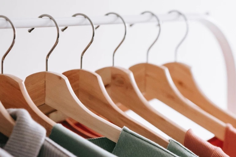 Cedar wood clothes hangers